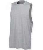 SF Clothing High Neck Vest | Heather Grey