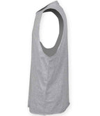 SF Clothing High Neck Vest | Heather Grey