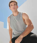 SF Clothing High Neck Vest | Heather Grey