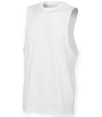 SF Clothing High Neck Vest | White