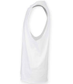 SF Clothing High Neck Vest | White