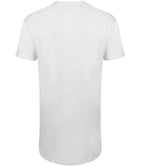 SF Clothing Longline Dipped Hem T-Shirt | White