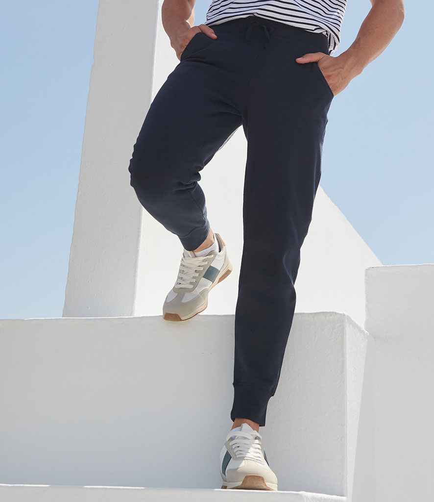 SF Clothing Slim Cuffed Jog Pants | Black