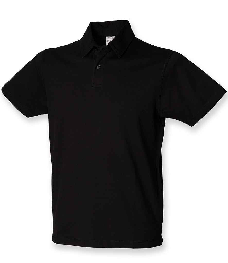 SF Clothing Stretch Piqué Polo Shirt | Black