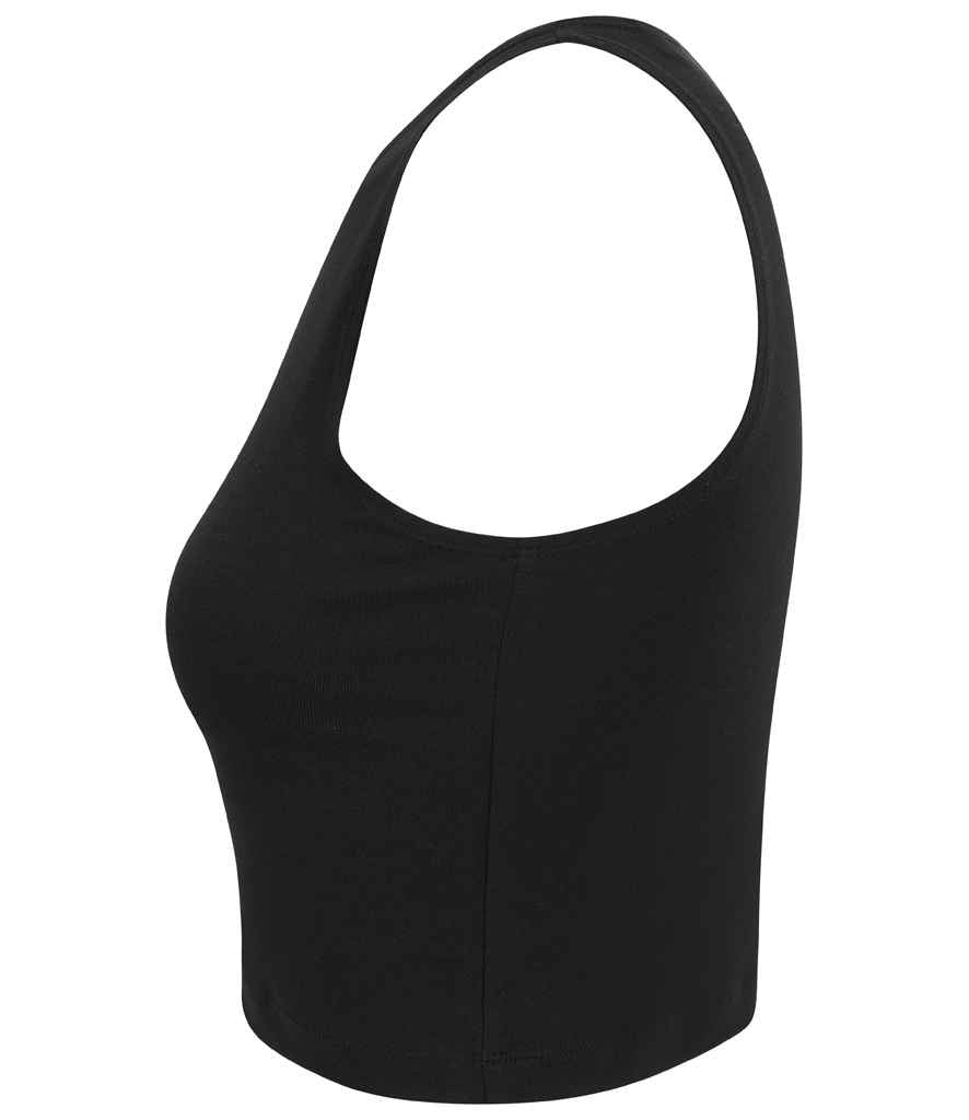 SF Clothing Ladies Cropped Top | Black
