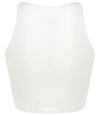 SF Clothing Ladies Cropped Top | White