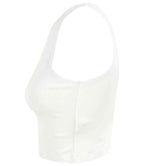 SF Clothing Ladies Cropped Top | White