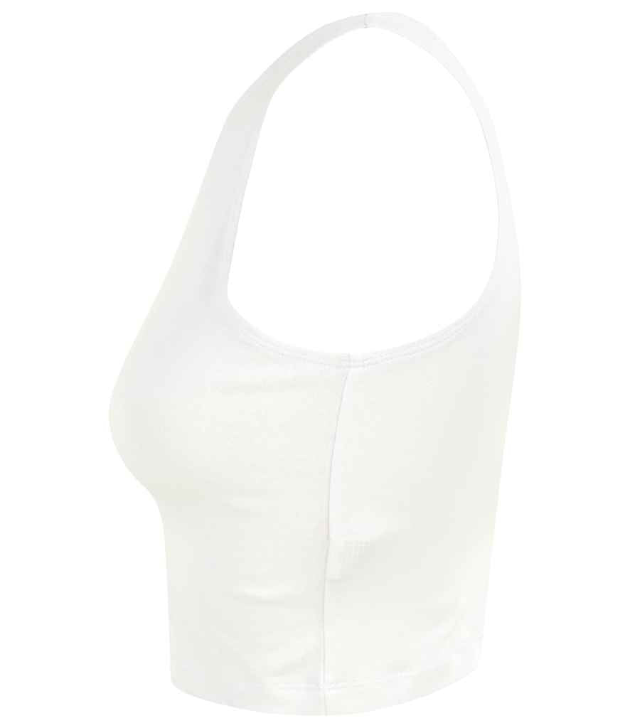 SF Clothing Ladies Cropped Top | White