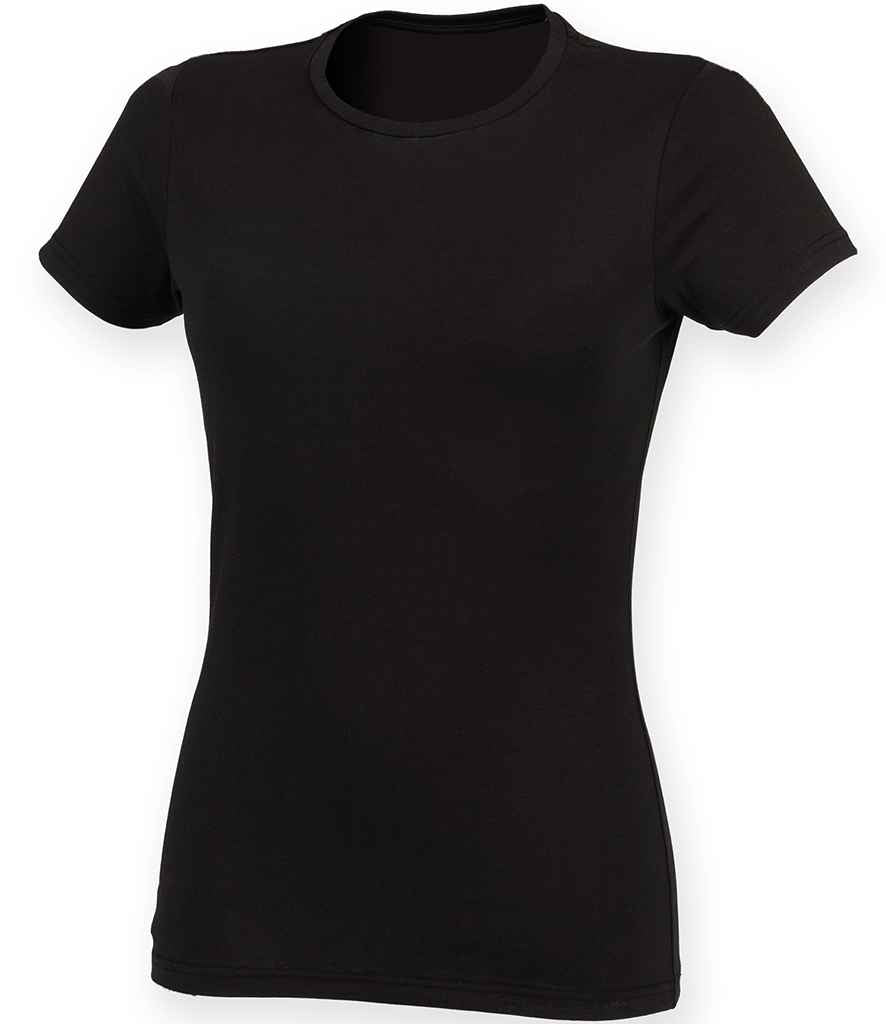 SF Clothing Ladies Feel Good Stretch T-Shirt | Black