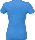 SF Clothing Ladies Feel Good Stretch T-Shirt | Heather Blue