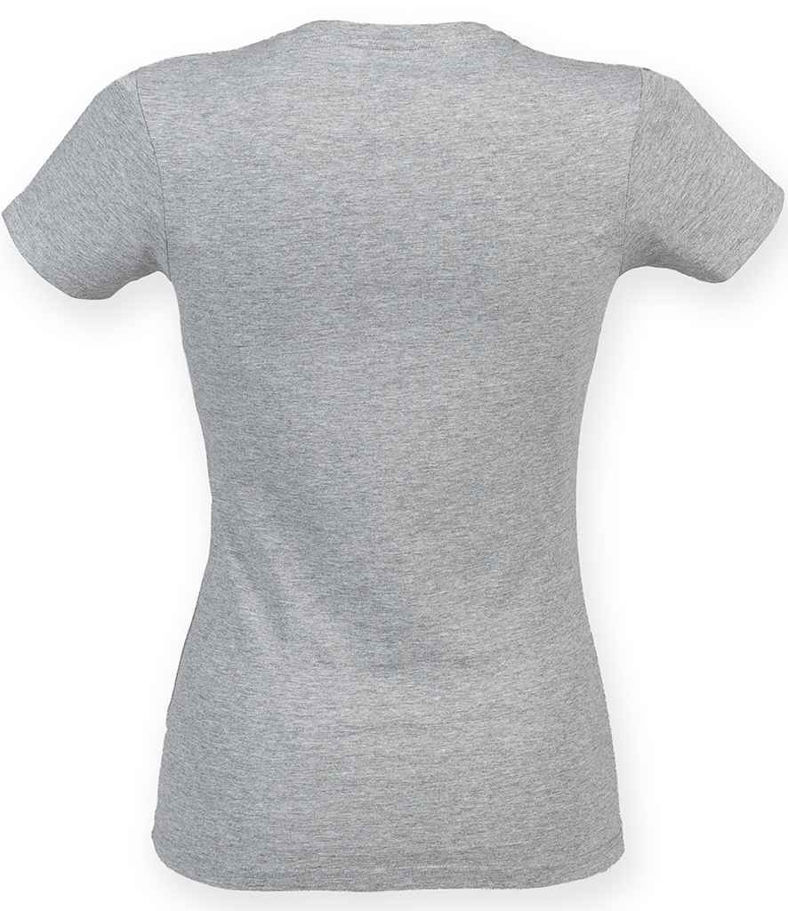 SF Clothing Ladies Feel Good Stretch T-Shirt | Heather Grey