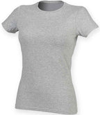 SF Clothing Ladies Feel Good Stretch T-Shirt | Heather Grey