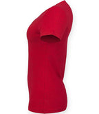 SF Clothing Ladies Feel Good Stretch T-Shirt | Heather Red