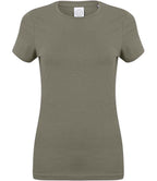 SF Clothing Ladies Feel Good Stretch T-Shirt | Khaki