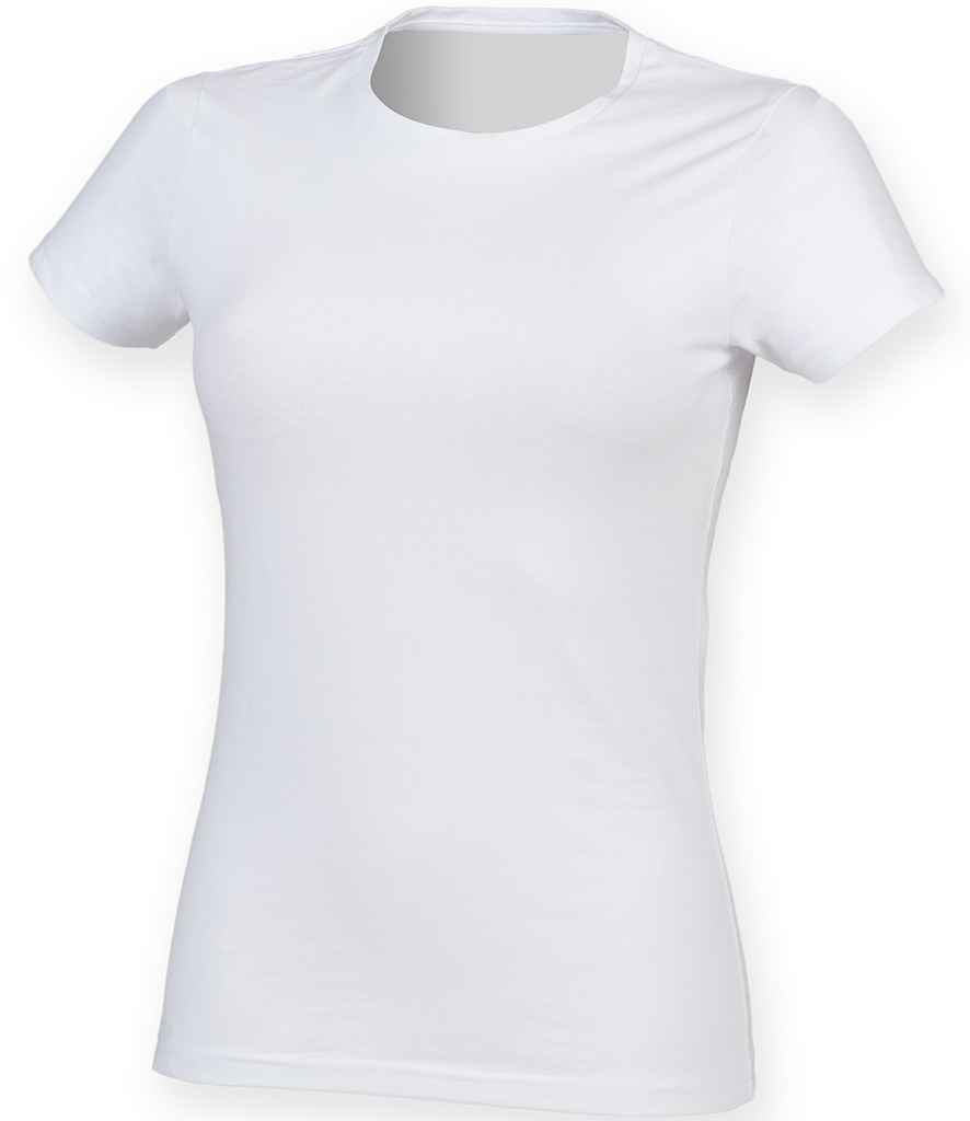 SF Clothing Ladies Feel Good Stretch T-Shirt | White