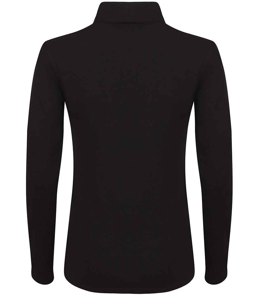 SF Clothing Ladies Feel Good Stretch Roll Neck T-Shirt | Black