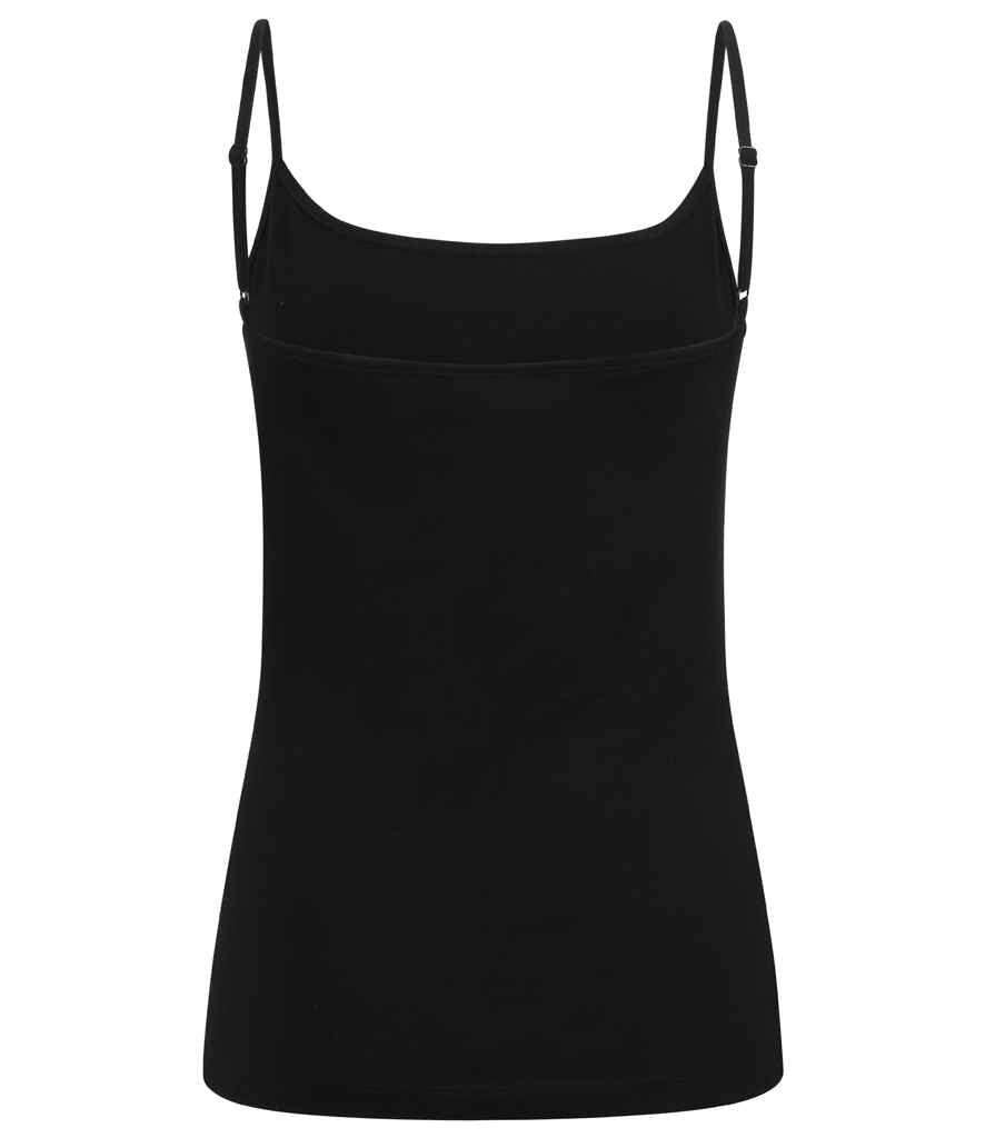 SF Clothing Ladies Feel Good Stretch Spaghetti Vest | Black