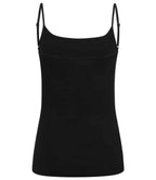 SF Clothing Ladies Feel Good Stretch Spaghetti Vest | Black