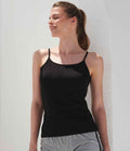 SF Clothing Ladies Feel Good Stretch Spaghetti Vest | Black