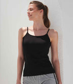 SF Clothing Ladies Feel Good Stretch Spaghetti Vest | Black