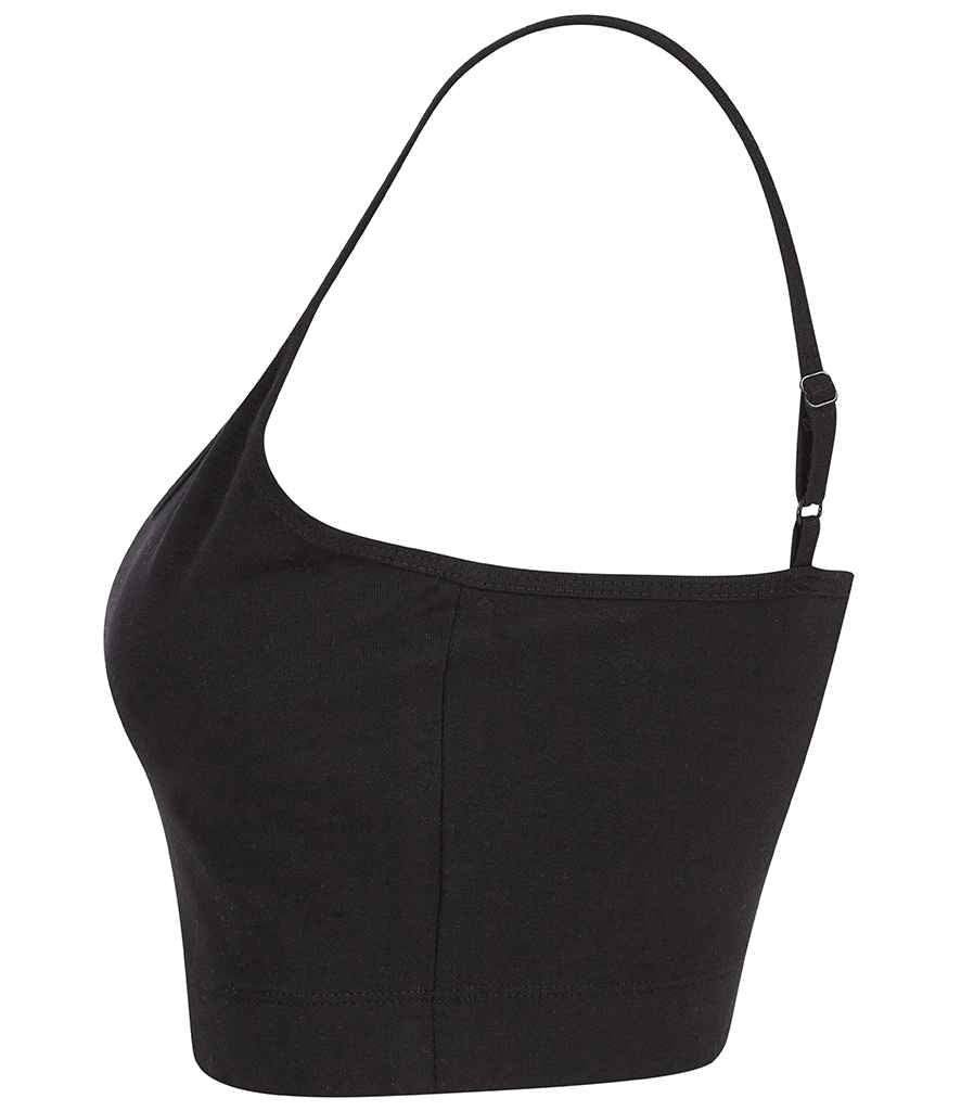 SF Clothing Ladies Sustainable Fashion Cropped Cami Vest Top | Black