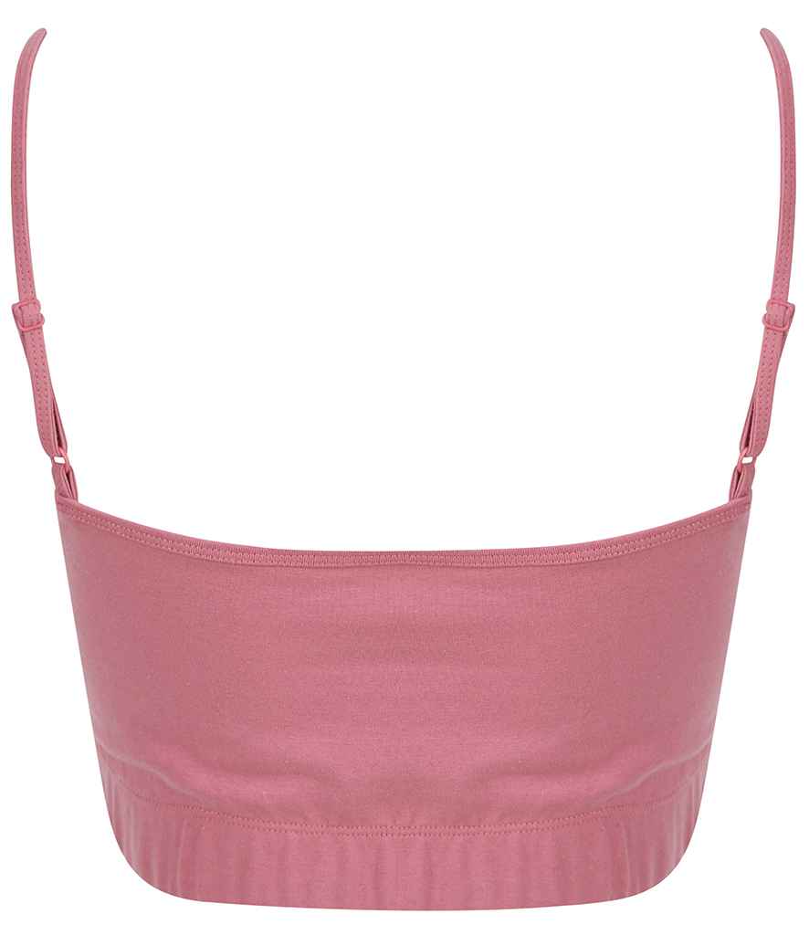 SF Clothing Ladies Sustainable Fashion Cropped Cami Vest Top | Dusky Pink