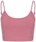 SF Clothing Ladies Sustainable Fashion Cropped Cami Vest Top | Dusky Pink
