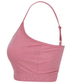 SF Clothing Ladies Sustainable Fashion Cropped Cami Vest Top | Dusky Pink