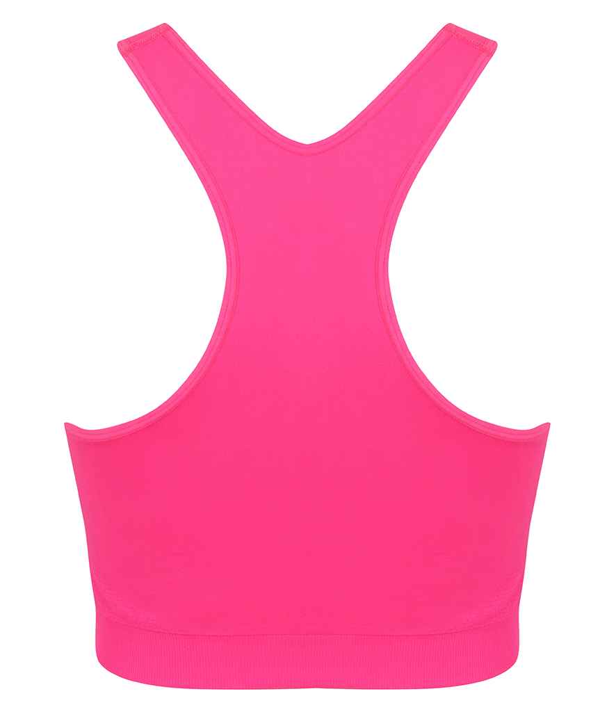 SF Clothing Ladies Workout Crop Top | Neon Pink