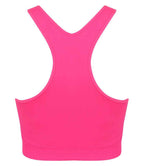 SF Clothing Ladies Workout Crop Top | Neon Pink