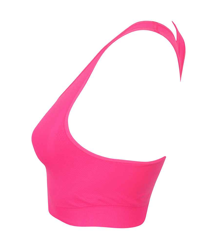 SF Clothing Ladies Workout Crop Top | Neon Pink