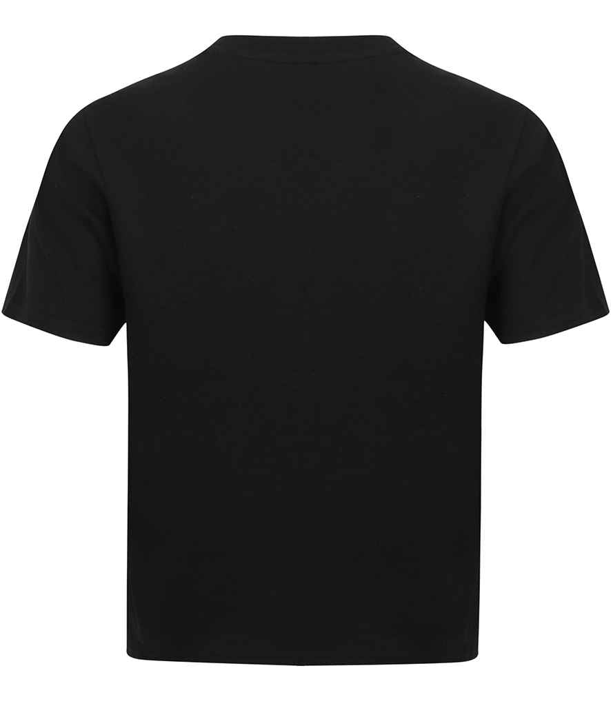 SF Clothing Ladies Cropped Boxy T-Shirt | Black