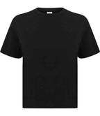 SF Clothing Ladies Cropped Boxy T-Shirt | Black