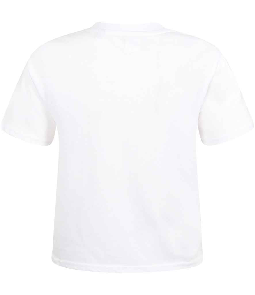 SF Clothing Ladies Cropped Boxy T-Shirt | White