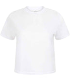 SF Clothing Ladies Cropped Boxy T-Shirt | White