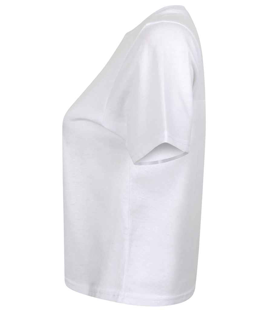 SF Clothing Ladies Cropped Boxy T-Shirt | White