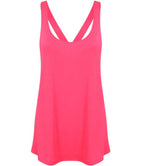 SF Clothing Ladies Fashion Workout Vest | Neon Pink