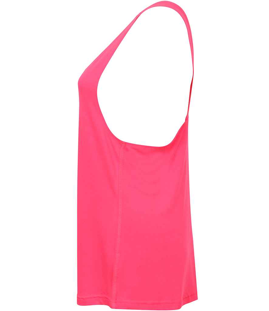 SF Clothing Ladies Fashion Workout Vest | Neon Pink