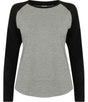 SK271 Heather Grey/Black Front