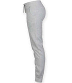 SF Clothing Ladies Cuffed Jog Pants | Heather Grey