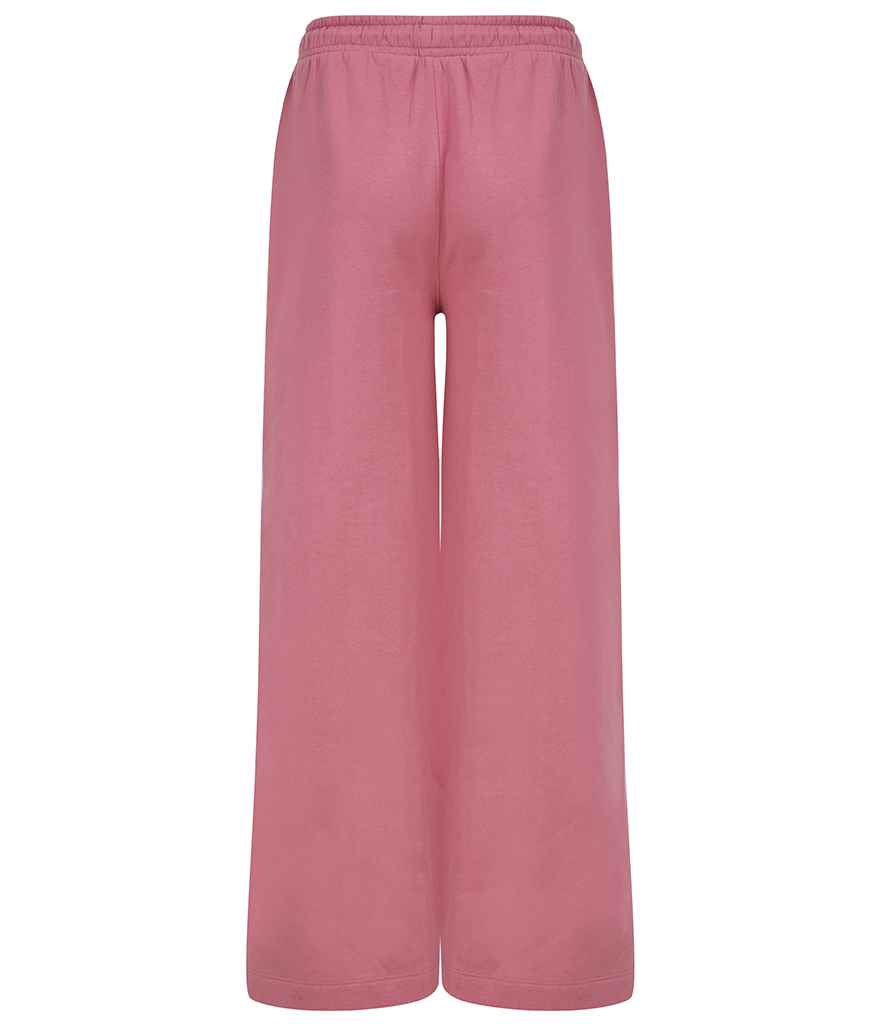 SF Clothing Ladies Sustainable Fashion Wide Leg Joggers | Dusky Pink