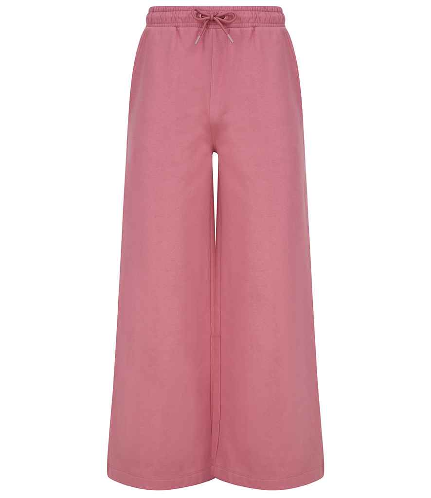 SF Clothing Ladies Sustainable Fashion Wide Leg Joggers | Dusky Pink