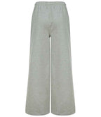 SF Clothing Ladies Sustainable Fashion Wide Leg Joggers | Heather Grey