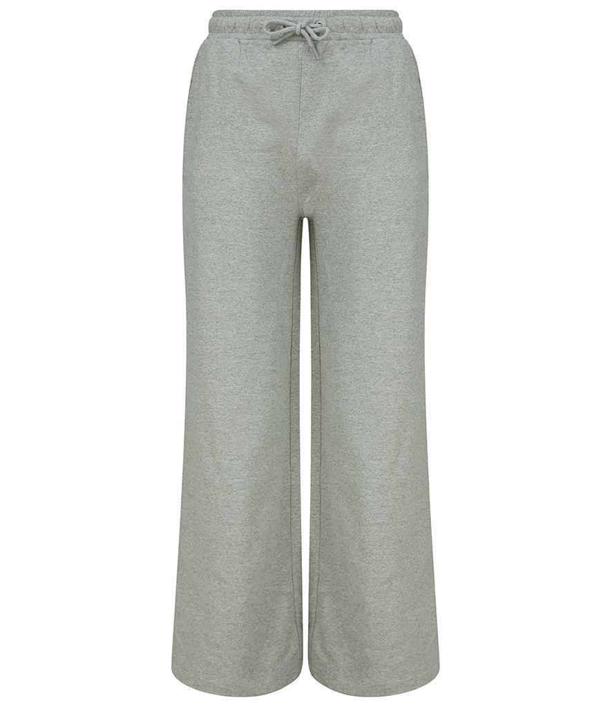 SF Clothing Ladies Sustainable Fashion Wide Leg Joggers | Heather Grey
