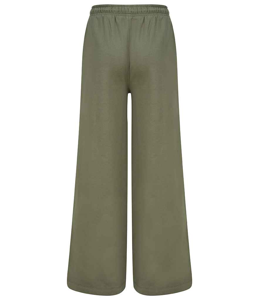 SF Clothing Ladies Sustainable Fashion Wide Leg Joggers | Khaki