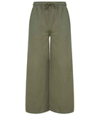 SF Clothing Ladies Sustainable Fashion Wide Leg Joggers | Khaki