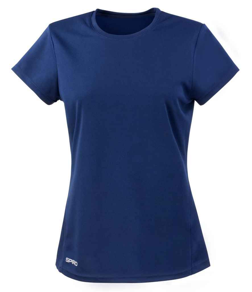 Spiro Ladies Quick Dry Performance T-Shirt | Navy