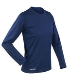 Spiro Ladies Performance Long Sleeve T-Shirt | Navy