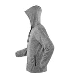 Spiro Hooded T-Shirt Jacket | Marl Grey