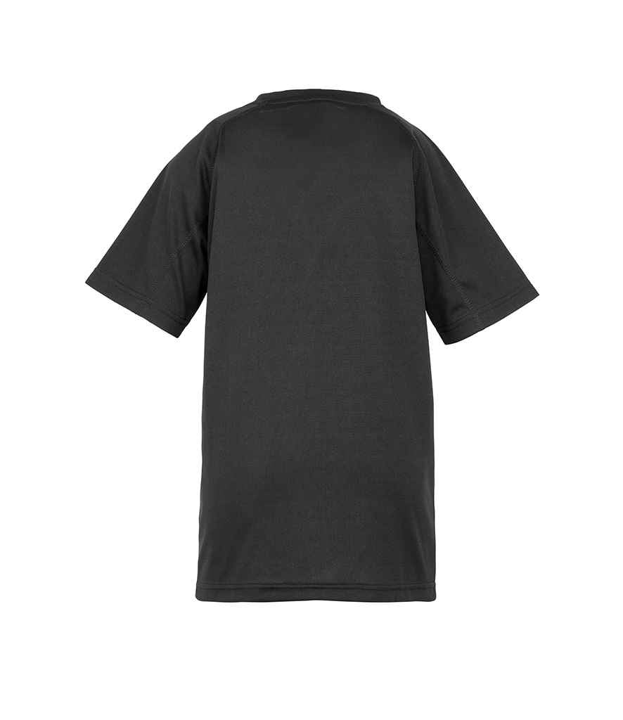 Spiro Kids Impact Performance Aircool T-Shirt | Black